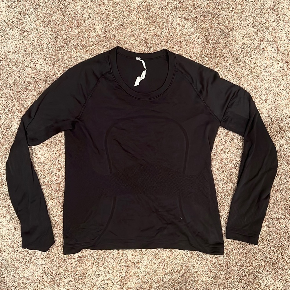 lululemon swiftly tech long sleeve black